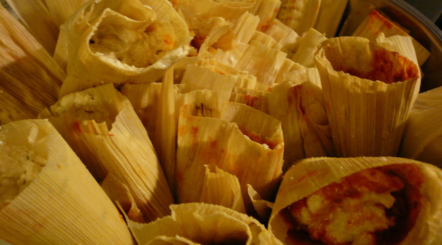 Pork and Red Chile Tamales