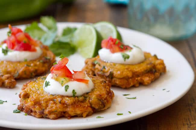 Corn and Green Chile Fritters