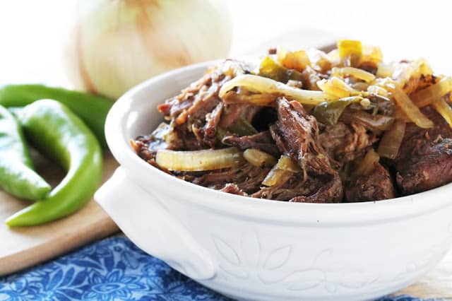 Slow Cooker Green Chile Beef