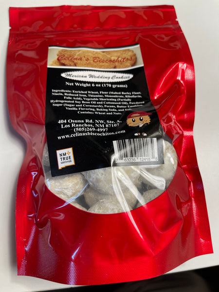 Celina's Biscochitos - Mexican Wedding Cookies (Net Weight 6oz (170 grams)