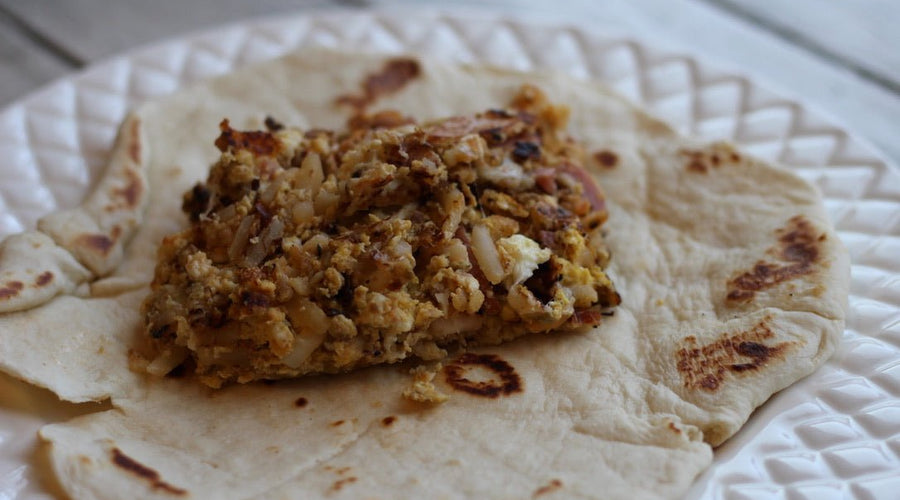 Breakfast Burritos with Green Chiles