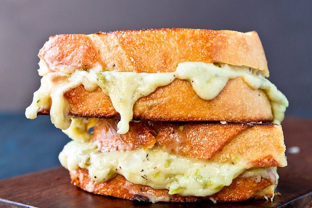 Hatch Green Chile Grilled Cheese Sandwich