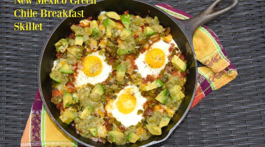 New Mexico Green Chile Breakfast Skillet