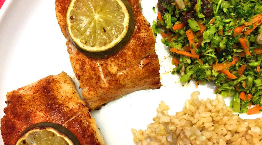 Baked Red Snapper Fillets with Chile and Lime