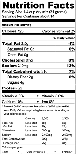 Santa Fe Culinaria - Blue Corn Pinon Pancake Mix