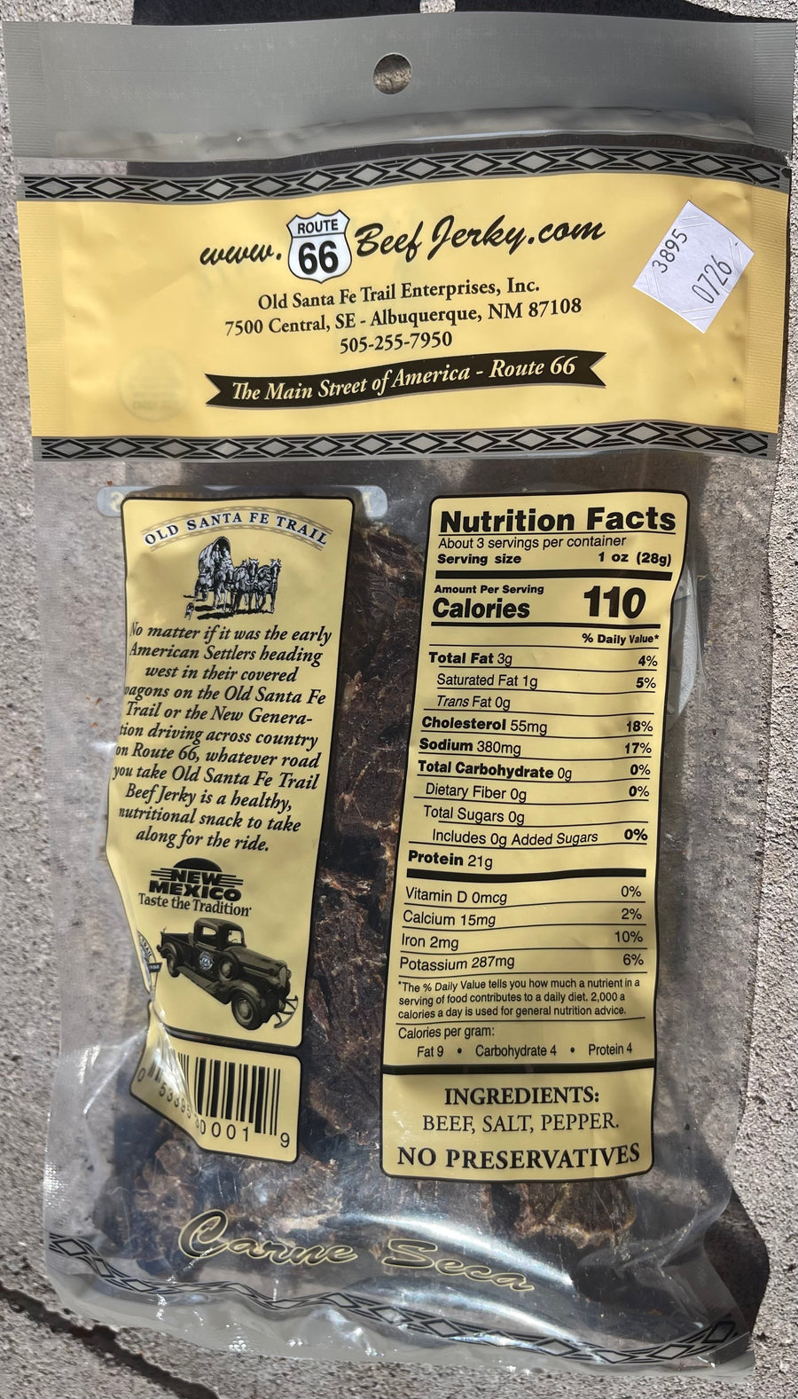 Peppered Beef Jerky