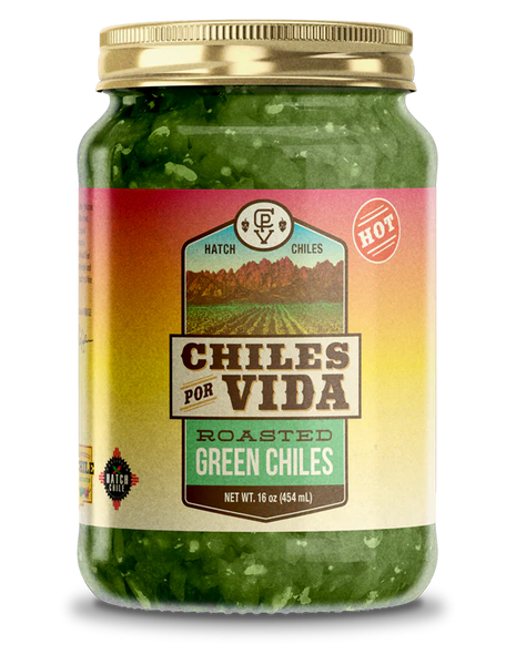 Hatch Roasted Green Chiles (Hot)