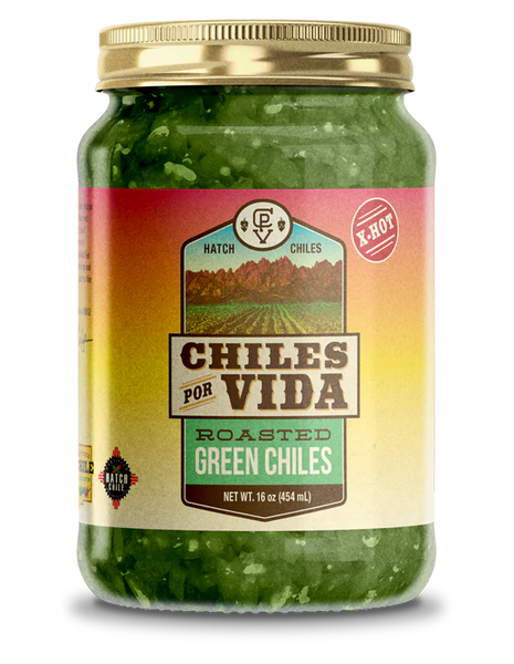 Hatch Roasted Green Chiles (X-Hot)