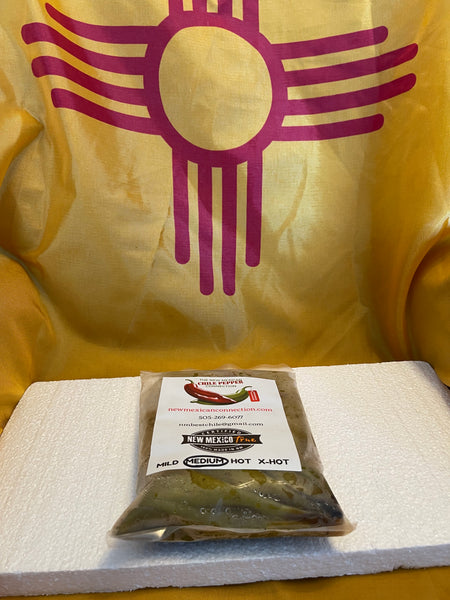 Roasted & Frozen Medium Green Chile