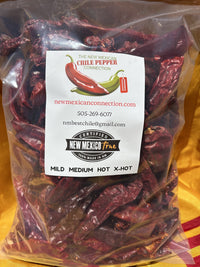 Hatch, NM RED CHILE PODS -1 LBS Sun Dried