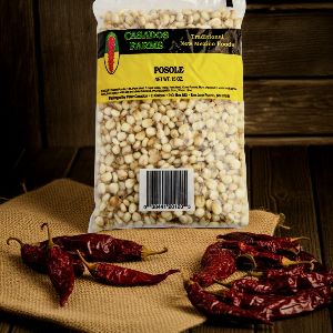 Posole From  Casados Farms New Mexico, 15 oz White or Blue
