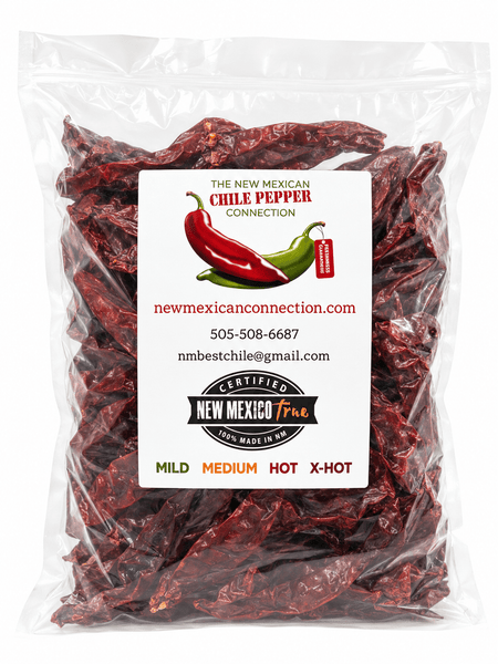 Hatch, NM RED CHILE PODS -1 LBS Sun Dried
