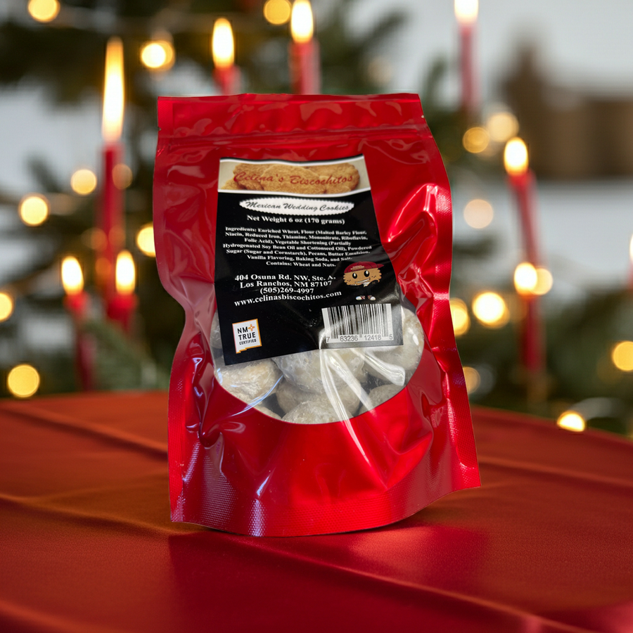 Celina's Biscochitos - Mexican Wedding Cookies (Net Weight 6oz (170 grams)