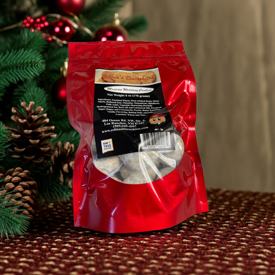 Celina's Biscochitos - Mexican Wedding Cookies (Net Weight 6oz (170 grams)