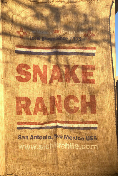 Snake ranch chile sacks